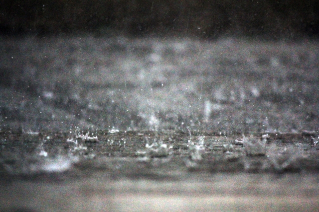雨季は集中的に降るゲリラ豪雨が特徴