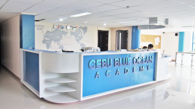 CEBU BLUE OCEAN ACADEMYフロント