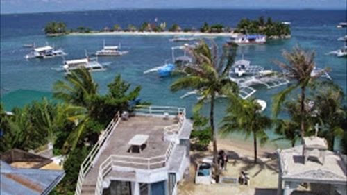 QQ English Seafront学校前風景