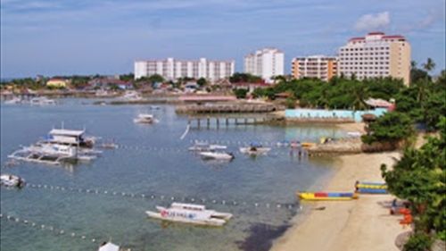 QQ English Seafront学校前風景